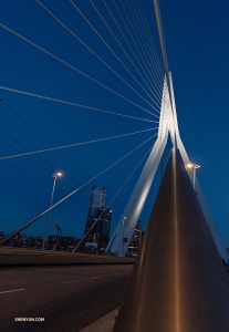 When this bridge was first built, it would swing under high winds. Good thing they made some adjustments before our performers walked across it. (Photo by Andrew Fung)